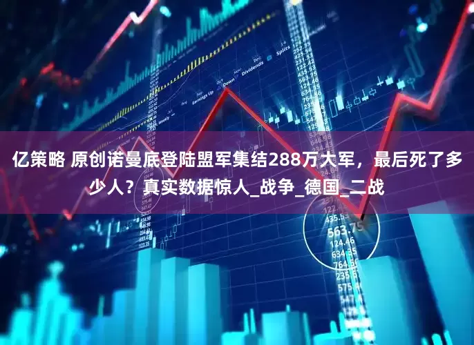 亿策略 原创诺曼底登陆盟军集结288万大军，最后死了多少人？真实数据惊人_战争_德国_二战